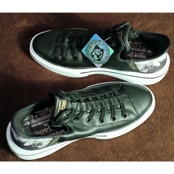 Man's Fashion Sneakers Skechers x Snoop Dogg Slip Shoes 8.5" - Picture 4 of 6